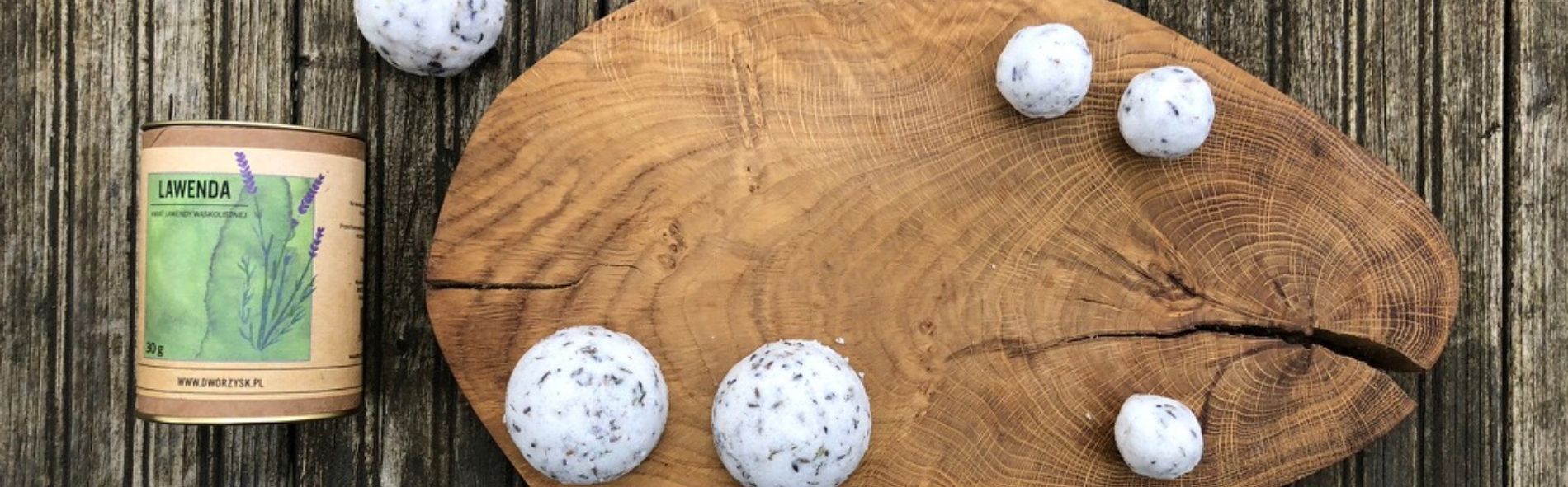 lawendowe kule kąpielowe